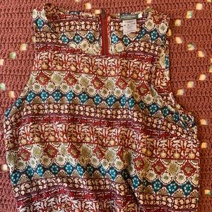Long crop top tank
